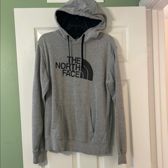 The North Face Light Gray Men's Hoodie - Picture 1 of 3
